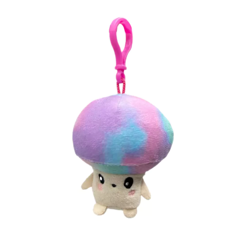 Kawaii Mushroom Plush Keychain