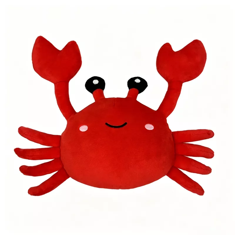 Mainan Mewah Berbentuk Haiwan Ketam Merah